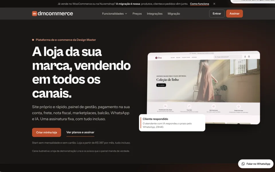 Site do DMCommerce